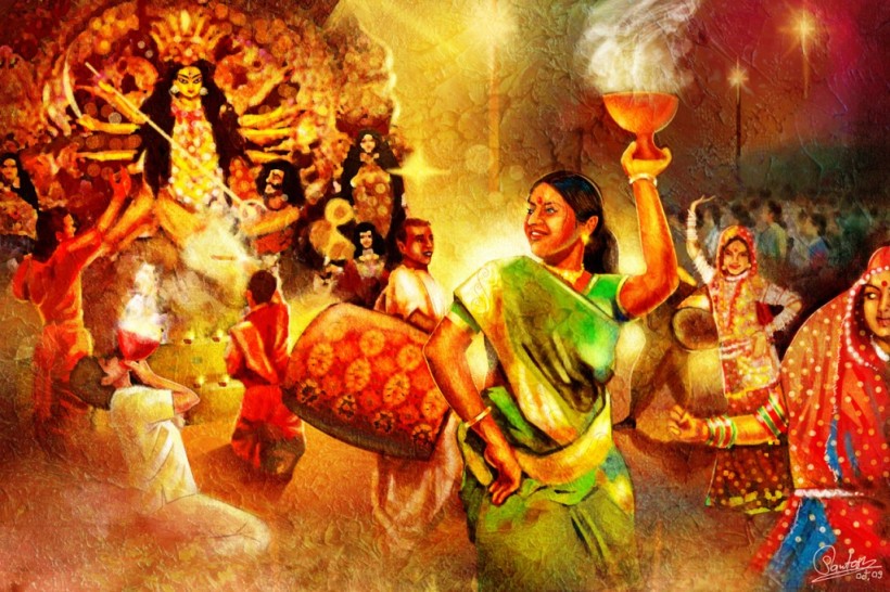 Durga-Puja-artistic