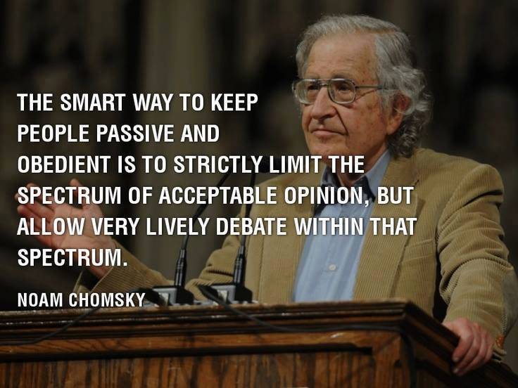 Chomsky debate spectrum