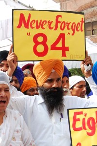 The 1984 Sikh massacre by Congress party thugs is still raw wound for many.