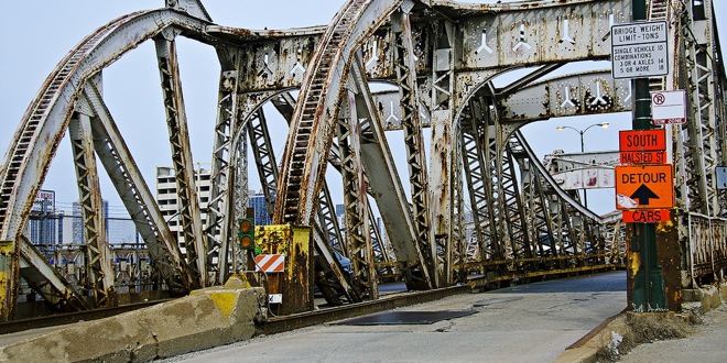 Rusted bridge