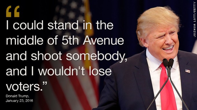 Trump shoot quote
