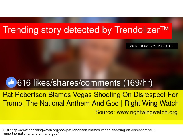 Pat Robertson on Las Vegas massacre