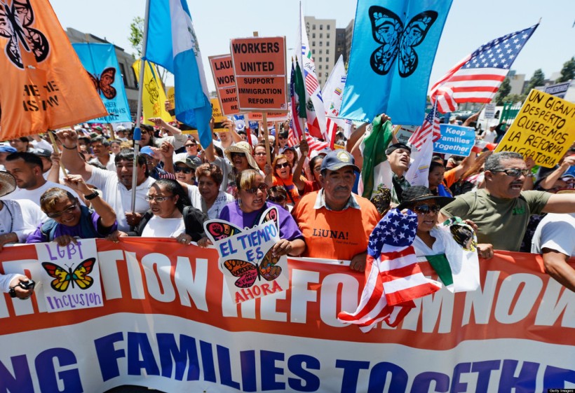 May Day Protestors March For Immigration Reform